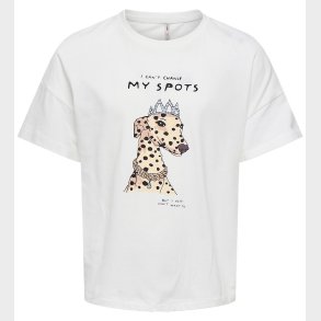 Kids Only T-shirt - KogBaria - Cloud Dancer/Spots