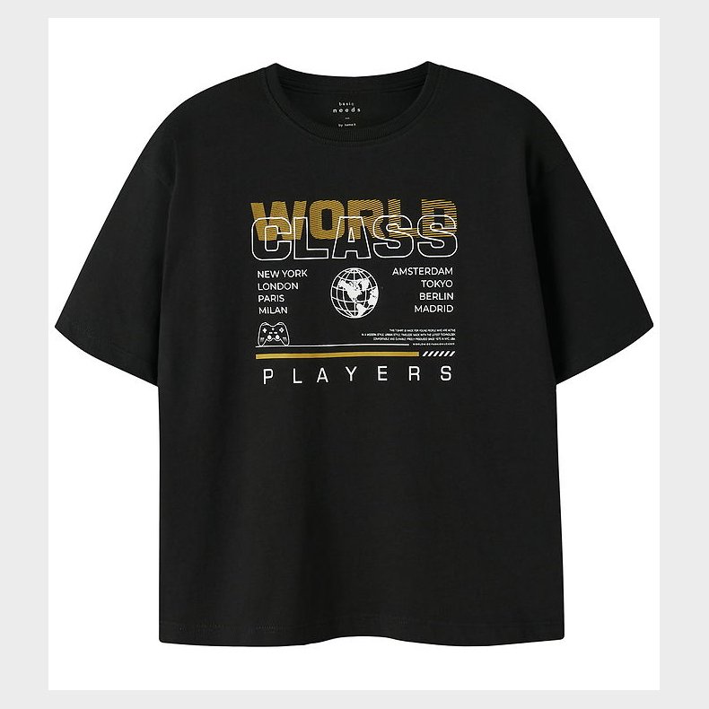 Name It T-shirt - NkmVictor - Sort - World Class