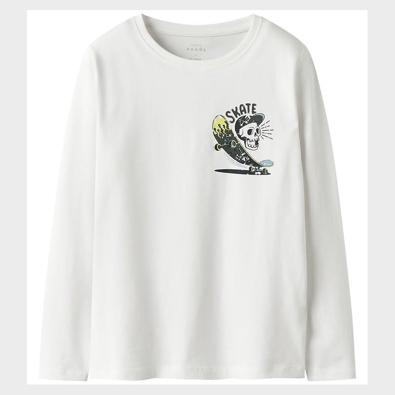 Name It T-shirt - NkmVux - Bright White/Skate