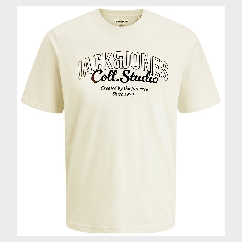 Jack & Jones T-shirt - JjMakoyo - Antique White/Big Print