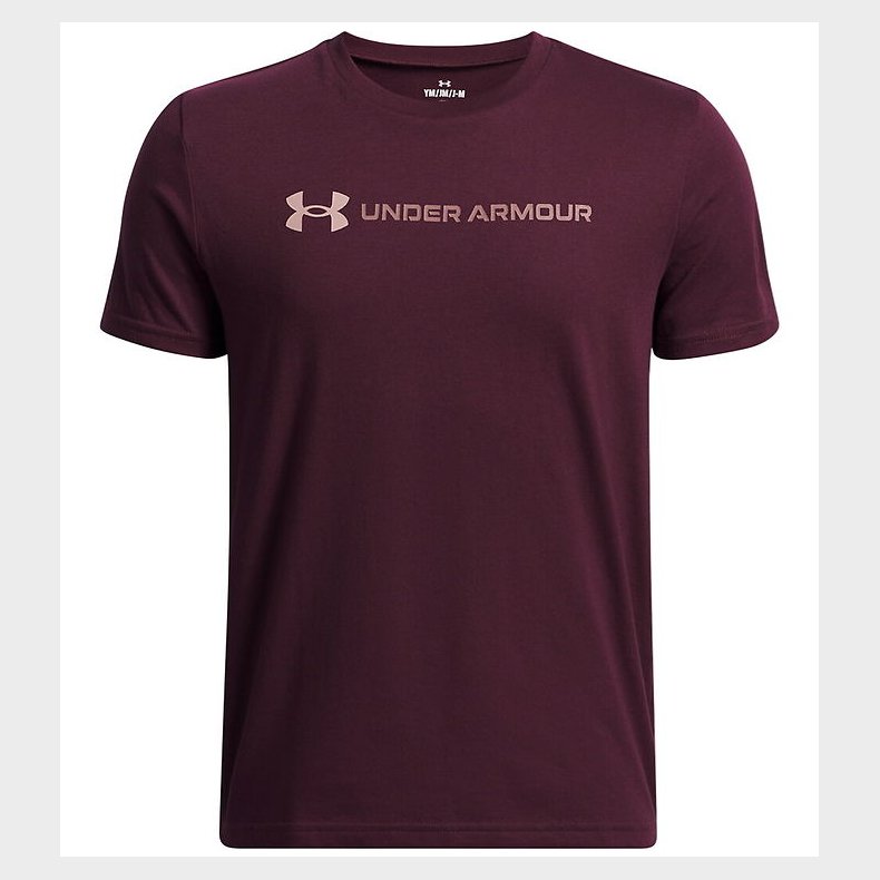 Under Armour T-shirt - Logo Wordmark - Dark Maroon
