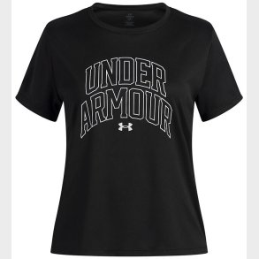 Under Armour T-shirt - Tech Varsity - Sort m. Print