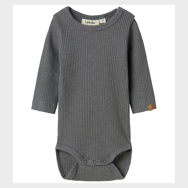 Lil Atelier Body l/ - Rib - NbmRajo - Poppy Seed