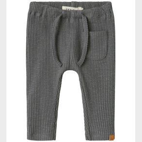 Lil Atelier bukser - Rib - NbmRajo - Poppy Seed