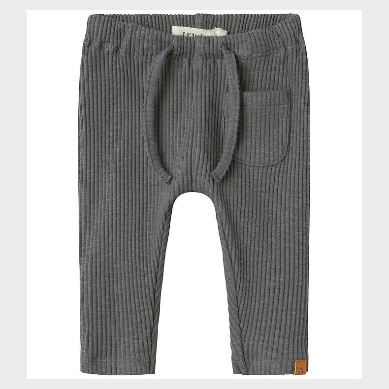 Lil Atelier bukser - Rib - NbmRajo - Poppy Seed