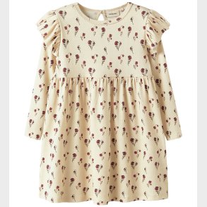 Lil Atelier Kjole - Rib - NmfLavo - Turtledove