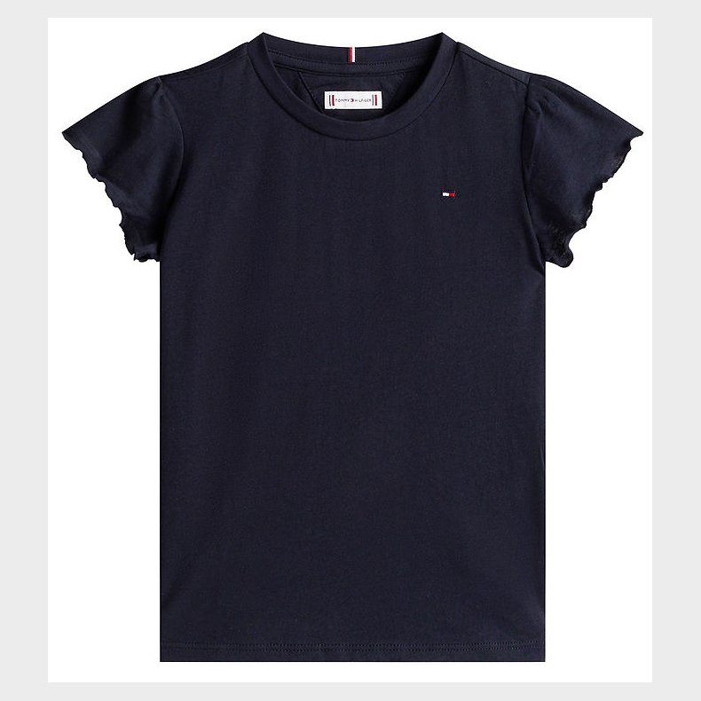Tommy Hilfiger T-shirt - Essential Ruffle - Desert Sky Blue
