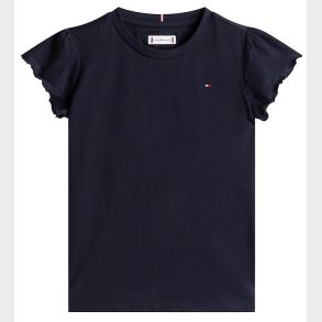 Tommy Hilfiger T-shirt - Essential Ruffle - Desert Sky Blue