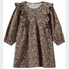 Sofie Schnoor Kjole - LulsSB - Brun m. Blomster