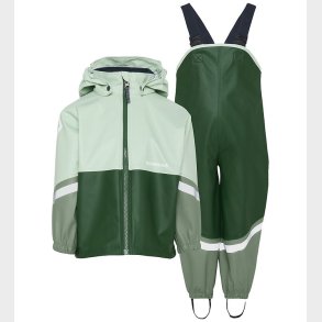 Didriksons Regntj m. Seler - Waterman - PU - Pine Green
