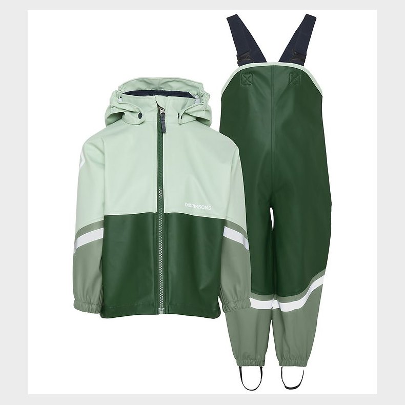 Didriksons Regntj m. Seler - Waterman - PU - Pine Green