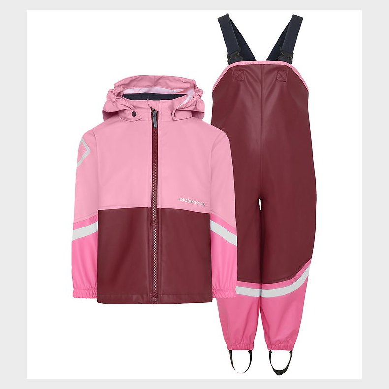 Didriksons Regntj m. Seler - Waterman - PU - Anemon Red