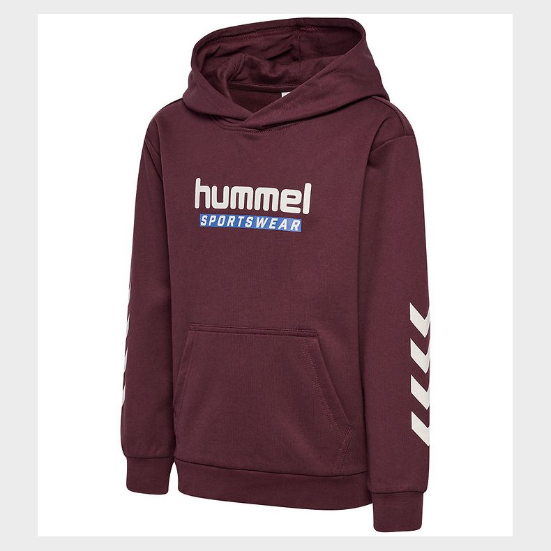 Hummel H�ttetr�je - hmlJr Logo Hoodie - Vineyard Wine