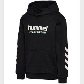 Hummel H�ttetr�je Logo Hoodie - hmlJr - Sort