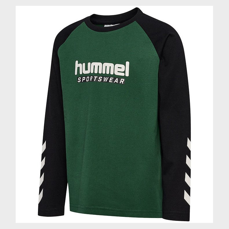 Hummel Bluse - hmlJr Logo - M�rkegr�n