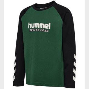 Hummel Bluse - hmlJr Logo - M�rkegr�n