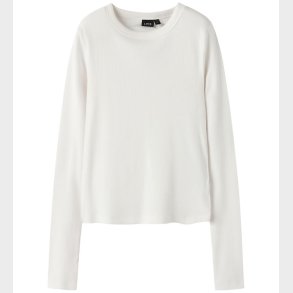 LMTD Bluse - Rib - Noos - NlfHinaja - White Alyssum