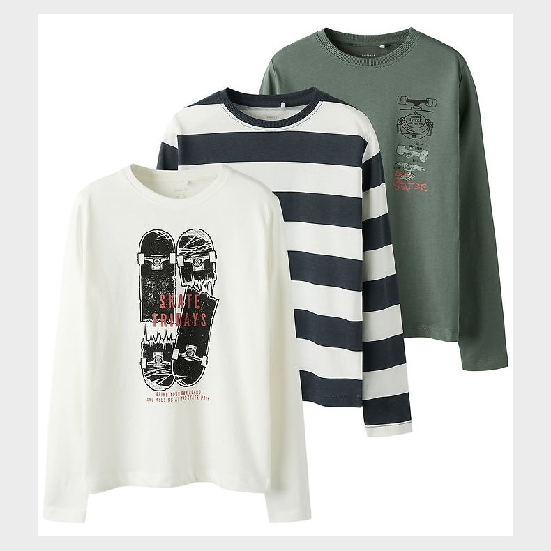 Name It Bluser - 3-pak - NkmNikolai - India Ink