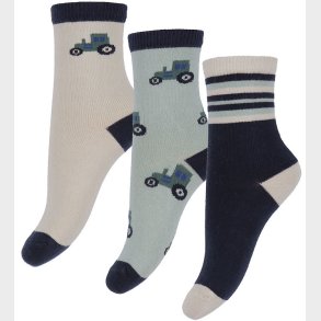 Name It Strmper - 3-pak - NmmLams - Jadeite/Navy Blazer + Peyo