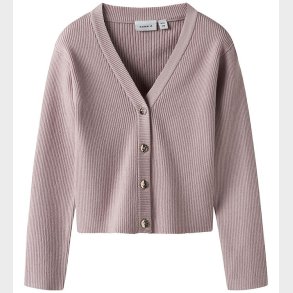 Name It Cardigan - Strik - Rib - NkfLarenlise - Burnished Lilac