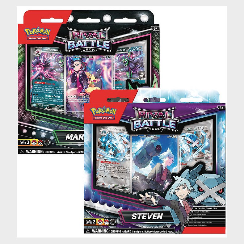 Pokmon Samlekort - Rival Battle Deck - Steven/Marnie - Assorter