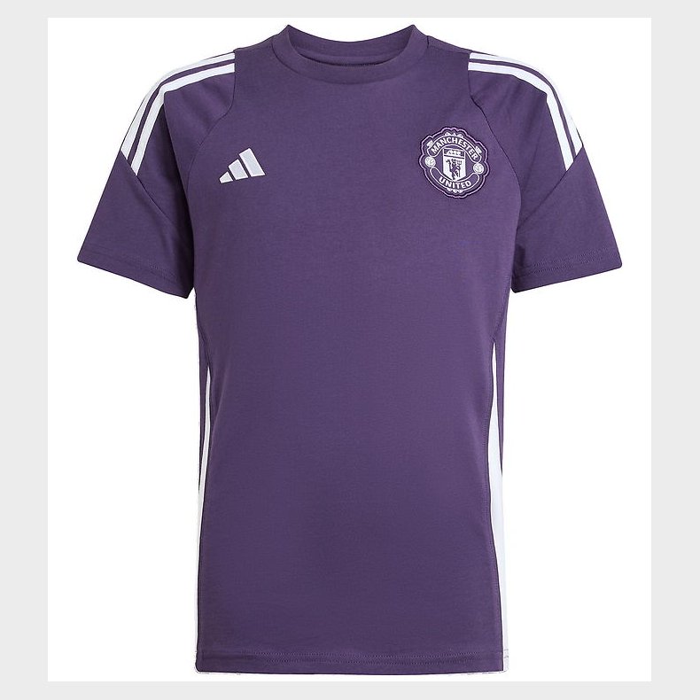 adidas Performance Fodboldtrje - MUFC Y - AURPLU/WHITE