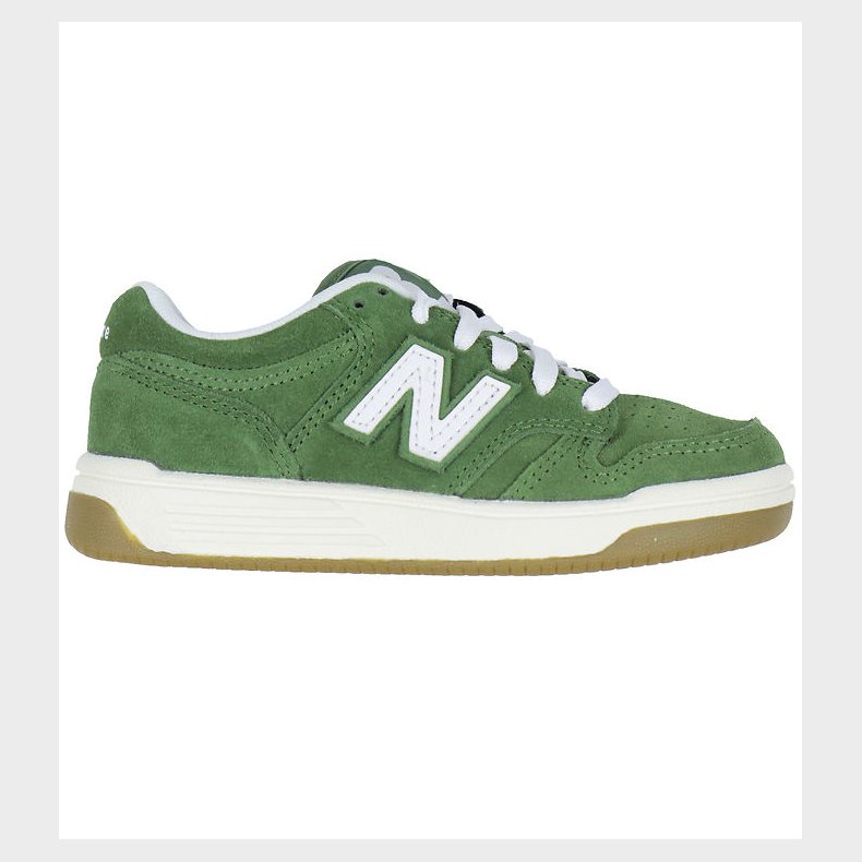 New Balance Sko - 480 - White/Dark Alpine Green