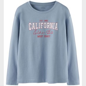 Name It Bluse - MkfVeen - Dusty Blue/California