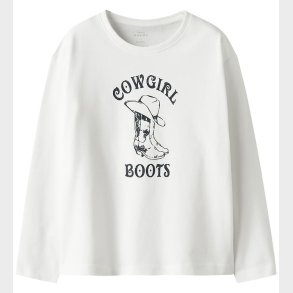 Name It Bluse - NkfVeen - Bright White/Boots