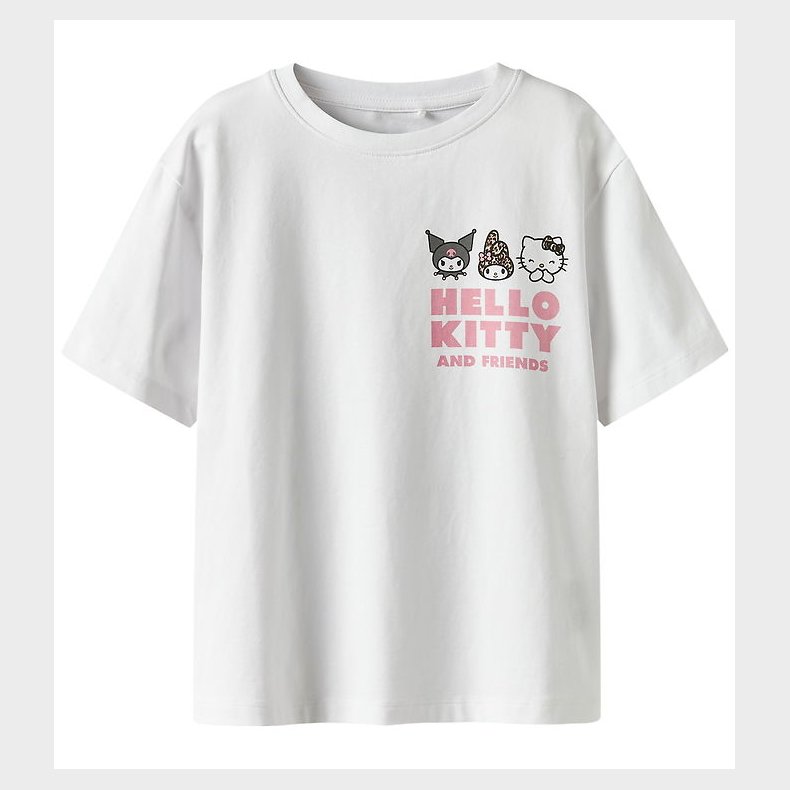 Name It T-shirt - NkfJixara - Hello Kitty - Bright White