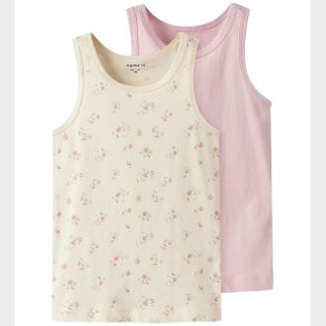 Name It Undertrje - Noos - NmfTank - 2-pak - Turtledove/Pale Li