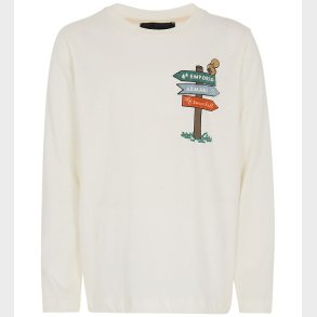 Emporio Armani T-shirt - Off White m. Print