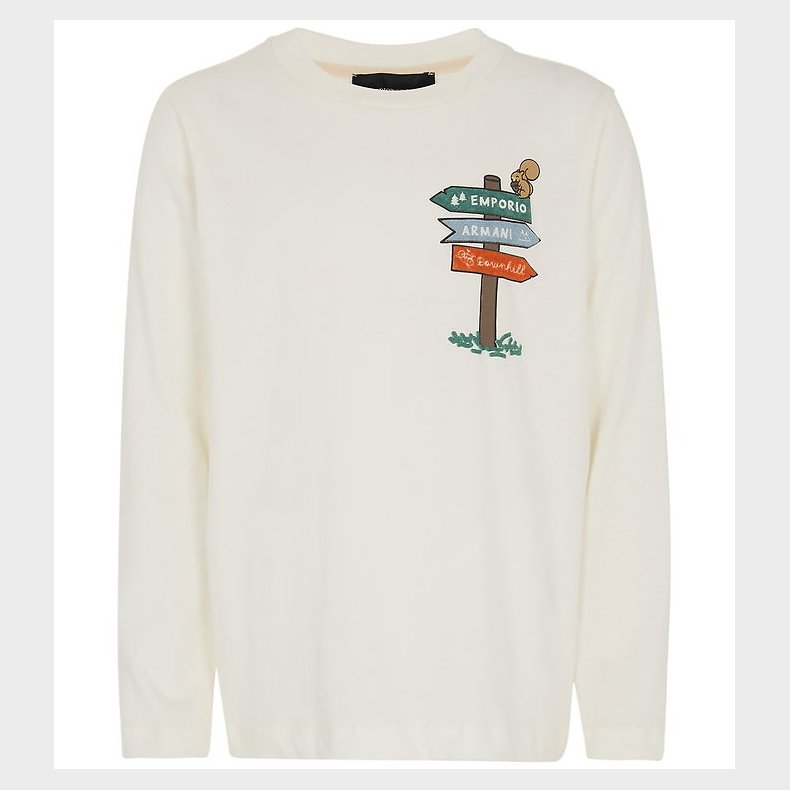 Emporio Armani T-shirt - Off White m. Print