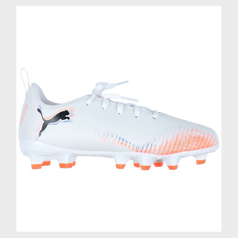Puma Fodboldstvler - Future 8 Play FG/AG - White/Puma Black/Gow