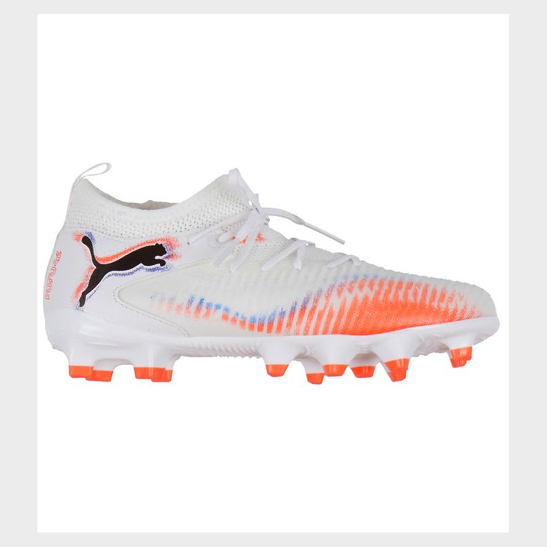 Puma Fodboldst�vler - Future 8 Match FG/AG Jr - White/Puma Black