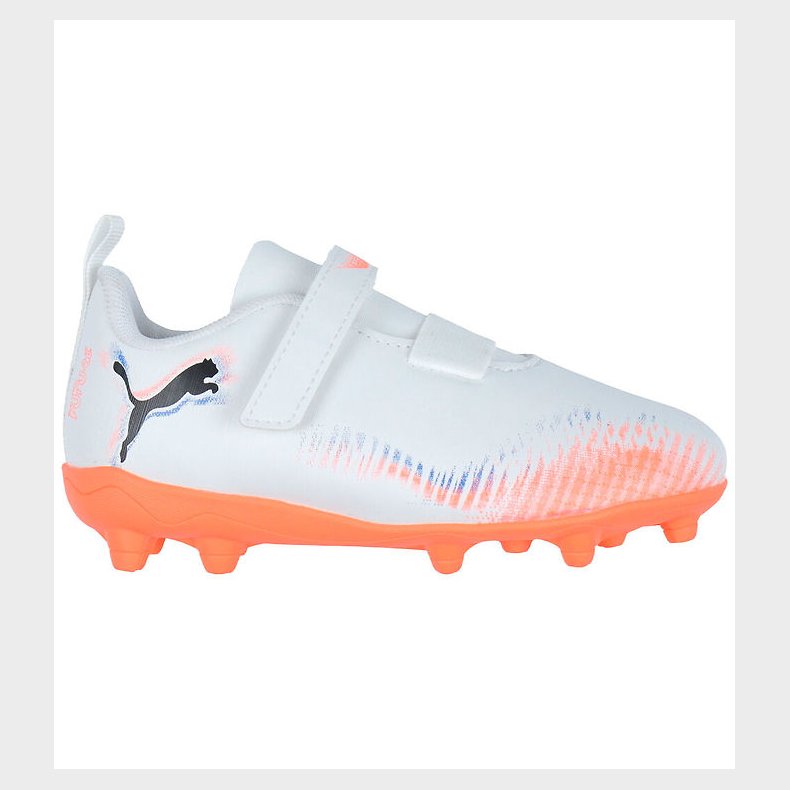 Puma Fodboldstvler - Future 8 Play V FG/AG RB - White/Puma Blac