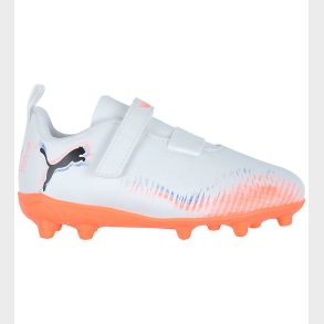 Puma Fodboldstvler - Future 8 Play V FG/AG RB - White/Puma Blac