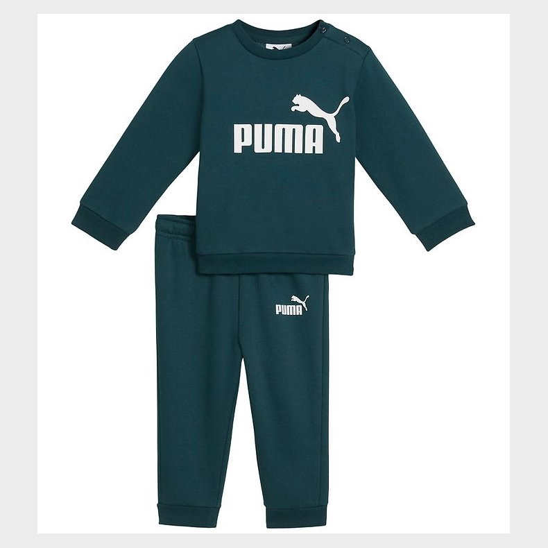 Puma Sweatst - Minicats - Green Terrain m. Hvid