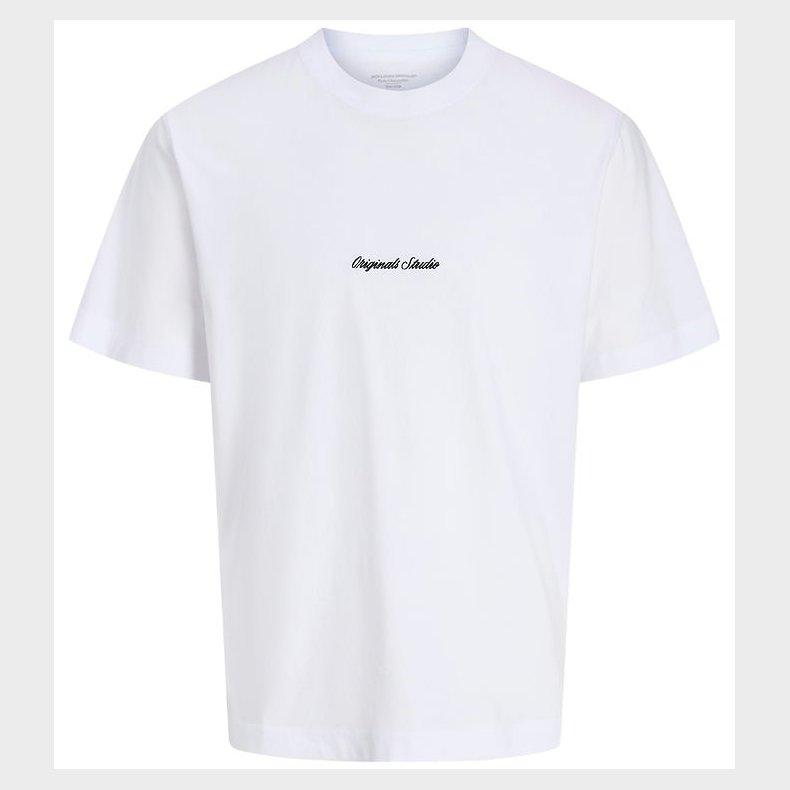 Jack & Jones T-shirt - Noos - JorNorrebro - Bright White m. Logo