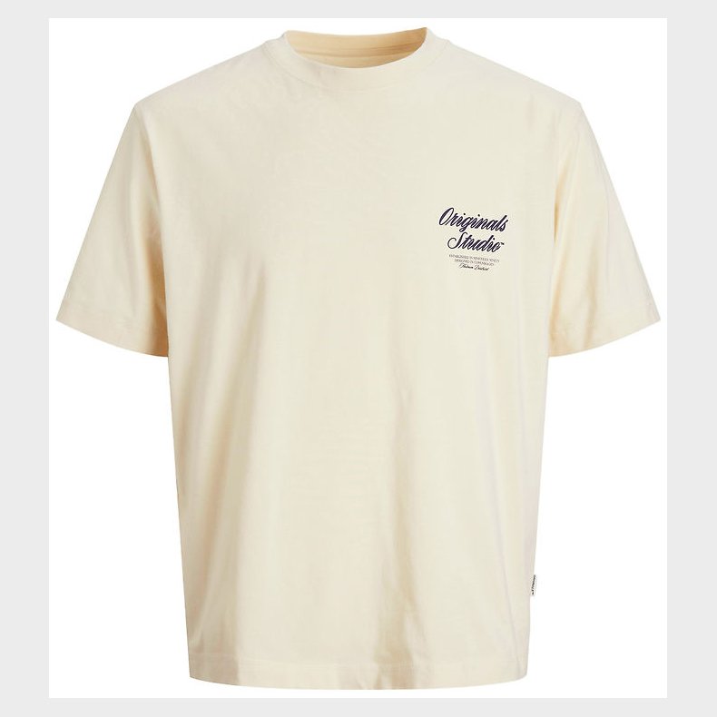 Jack & Jones T-shirt - JorNorrebro - Antique White m. Print