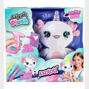 Airbrush Plush Bamse - Axolotl Enhjrning
