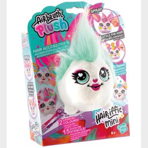 Airbrush Plush Bamse - 10 cm - Mini - Hair'iffic