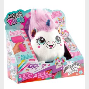 Airbrush Plush Bamse - 17 cm - Squish Pal - Princesse