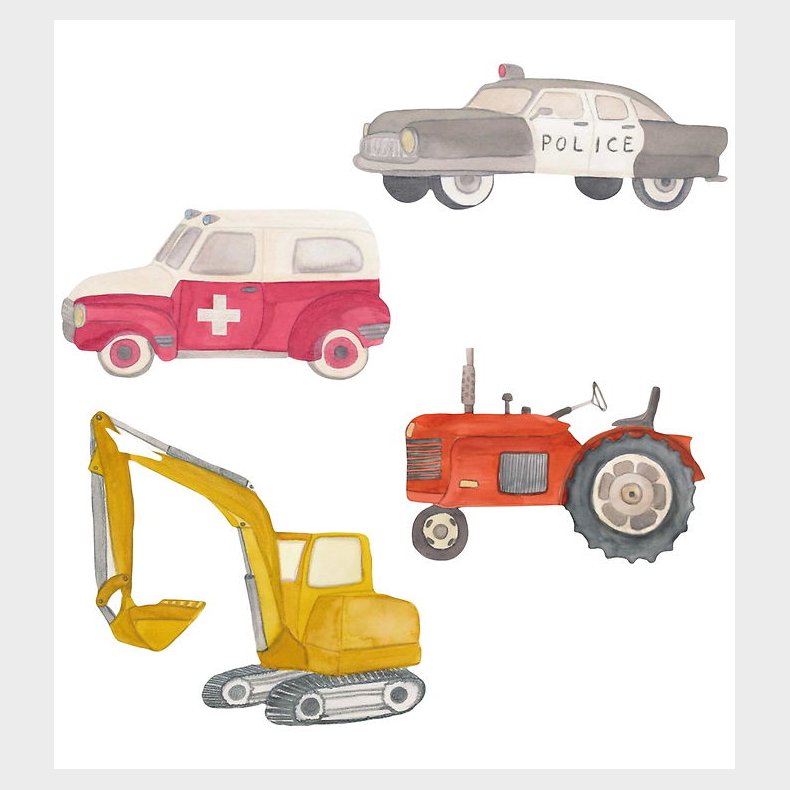 Thats Mine Vg Klistermrker - Heroes on wheels - Multi