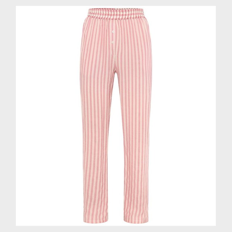 Grunt Bukser - GrBalmes - Rosa/Hvidstribet