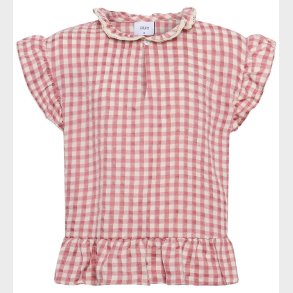 Grunt Top - GrArte - Rosa/Hvidternet