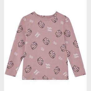 Minymo Bluse - Hello Kitty - Woodrose
