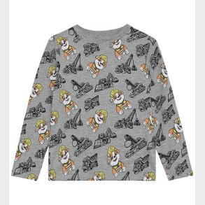 Minymo Bluse - Paw Patrol - Grey Melange