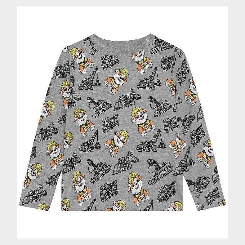 Minymo Bluse - Paw Patrol - Grey Melange