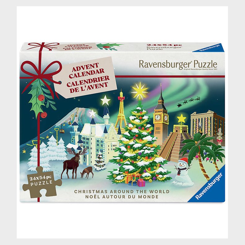 Ravensburger Puslespil - 24x54 Brikker - Julekalender